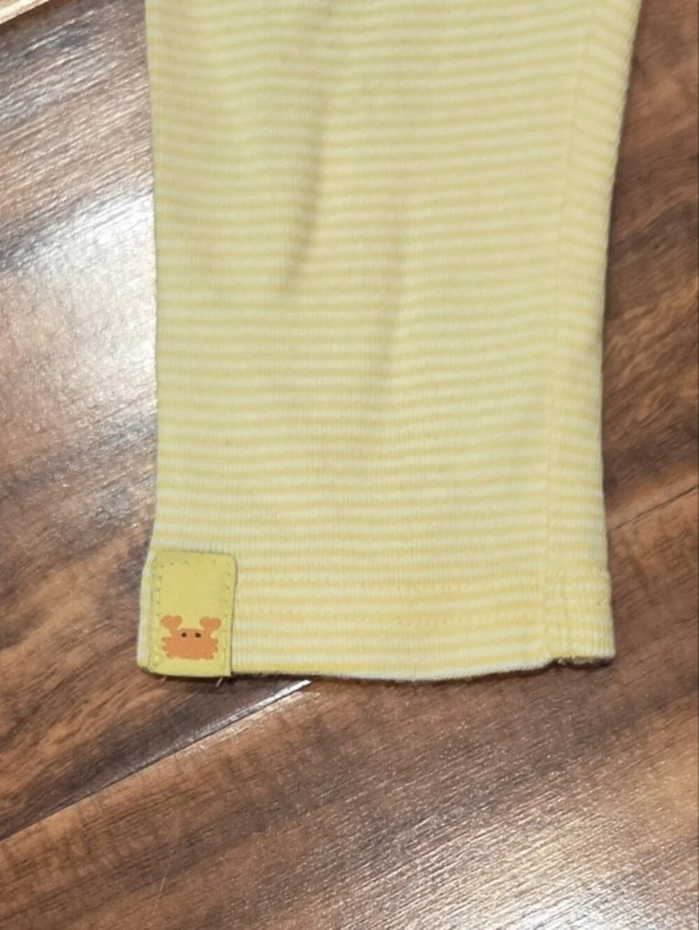Gymboree NWT 6-12 Months Yellow Striped Crab Romper and Leggings